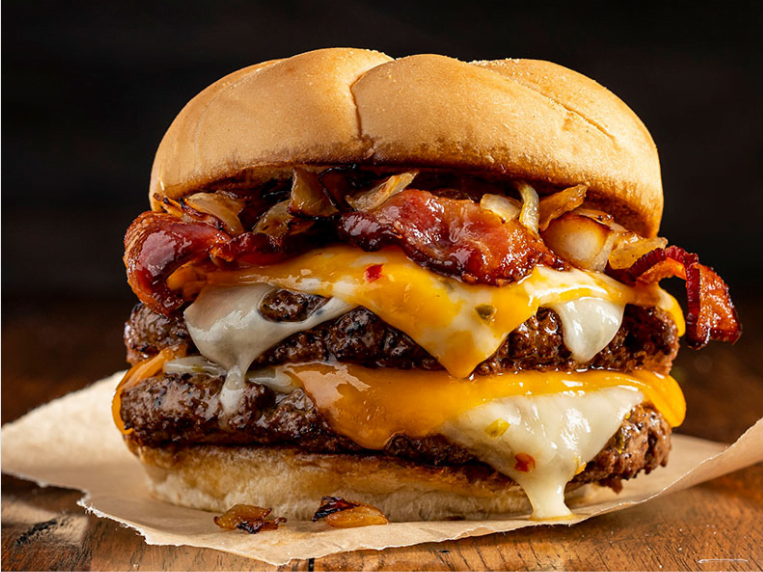 bacon and cheddar burger